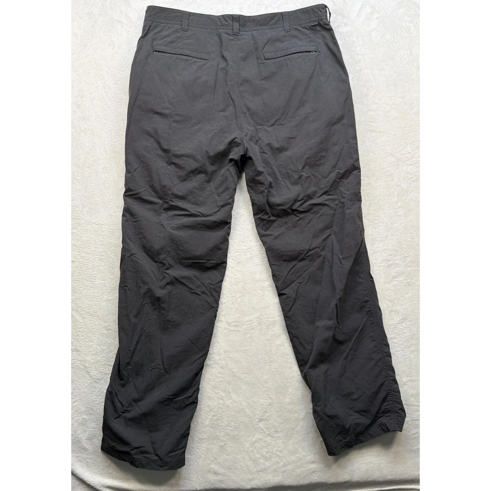 REI Hiking‎ Pants Men's 38x34 Gray Nylon Outdoor Trail UPF 50 Lightweight